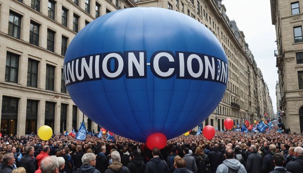 Ballon géant pour syndicat : un phare lors de vos mobilisations !